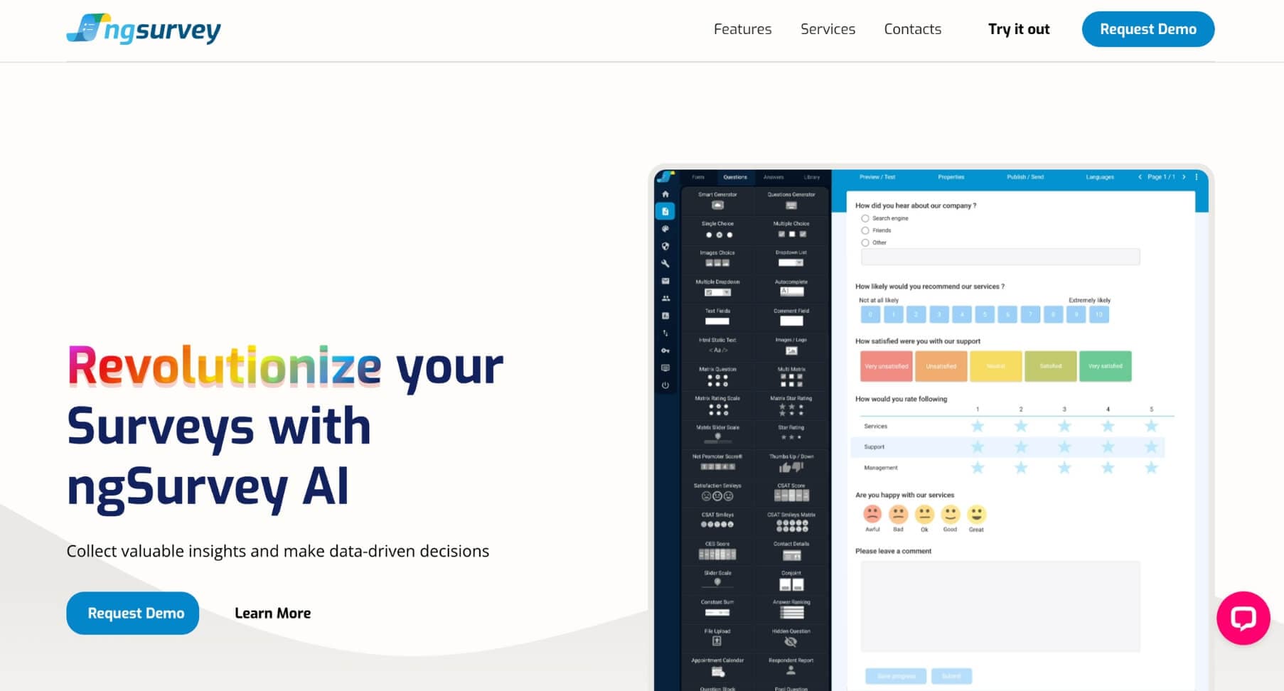 ngSurvey open source survey tool
