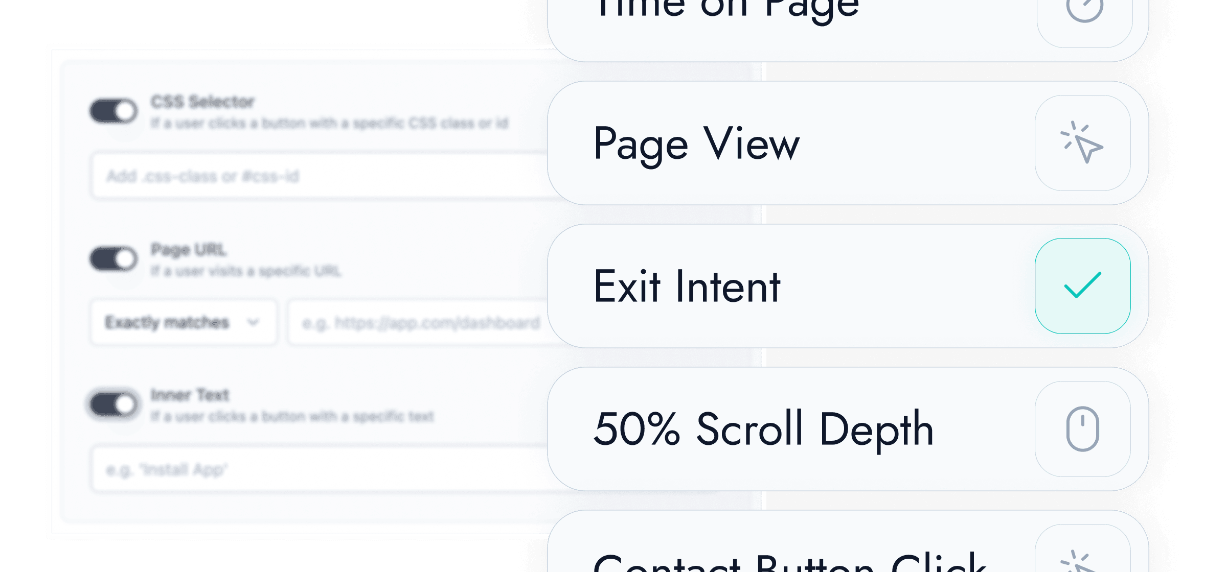 Illustration of no-code online survey targeting