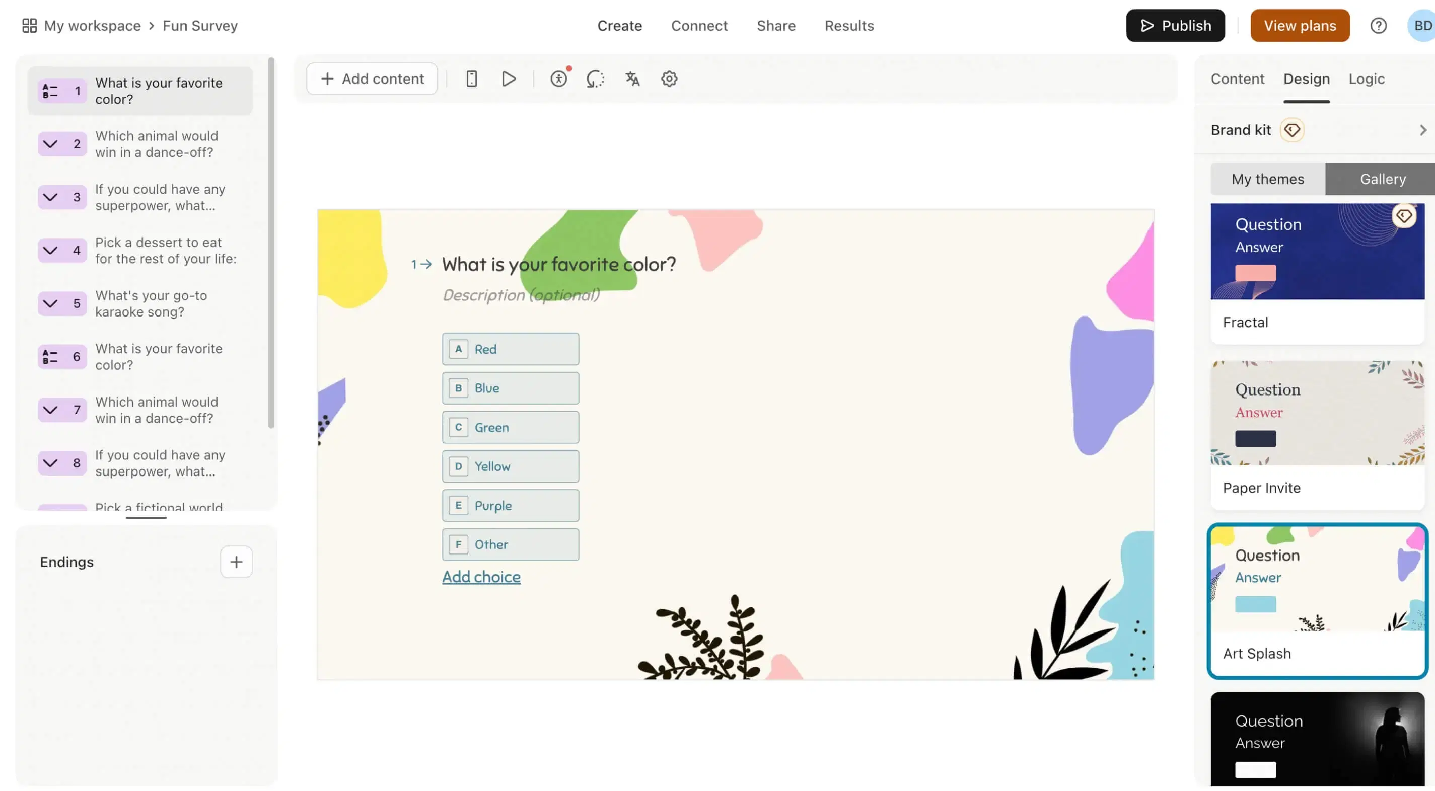 SurveySparrow is a conversational survey platform for engaging surveys and frequently mentioned as a Qualtrics alternative.