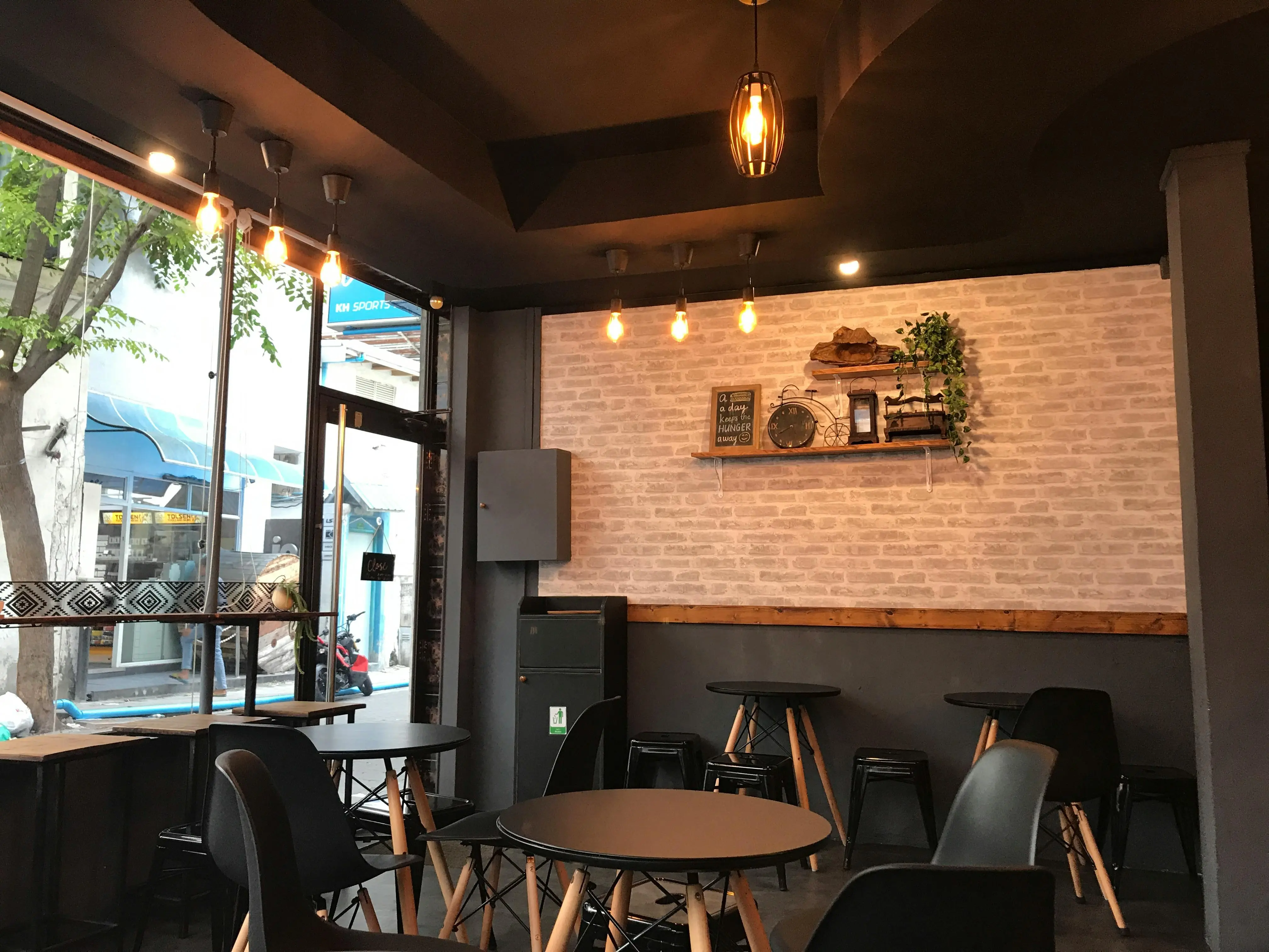 Restaurant owner reviewing customer feedback