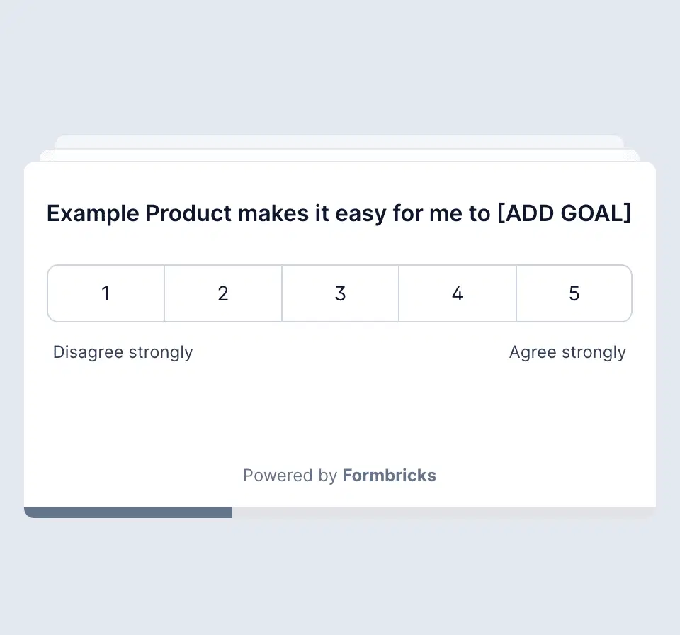 Customer Effort score template (CES Template)