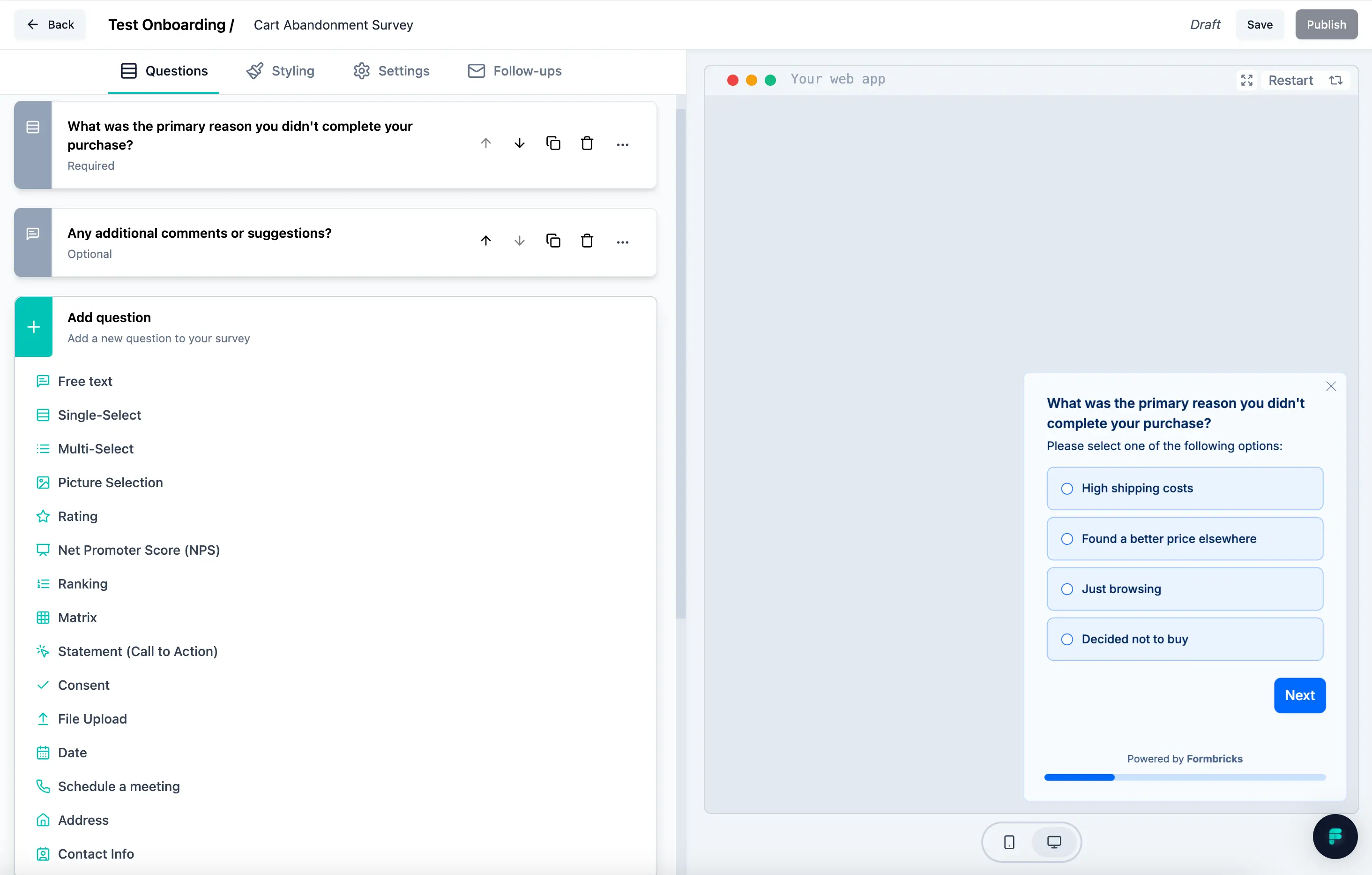 WordPress Surveys Plugin