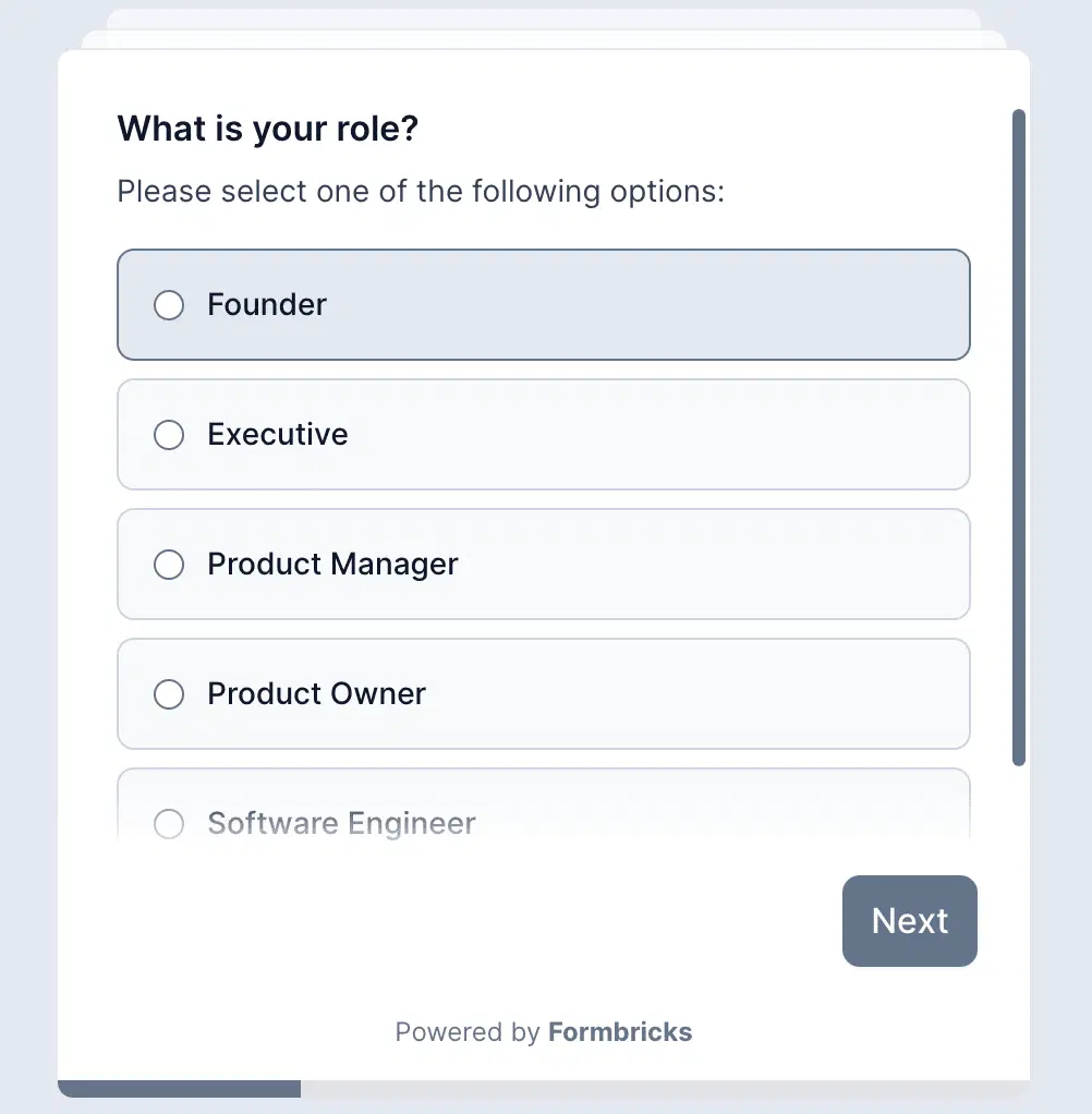 Onboarding feedback survey example