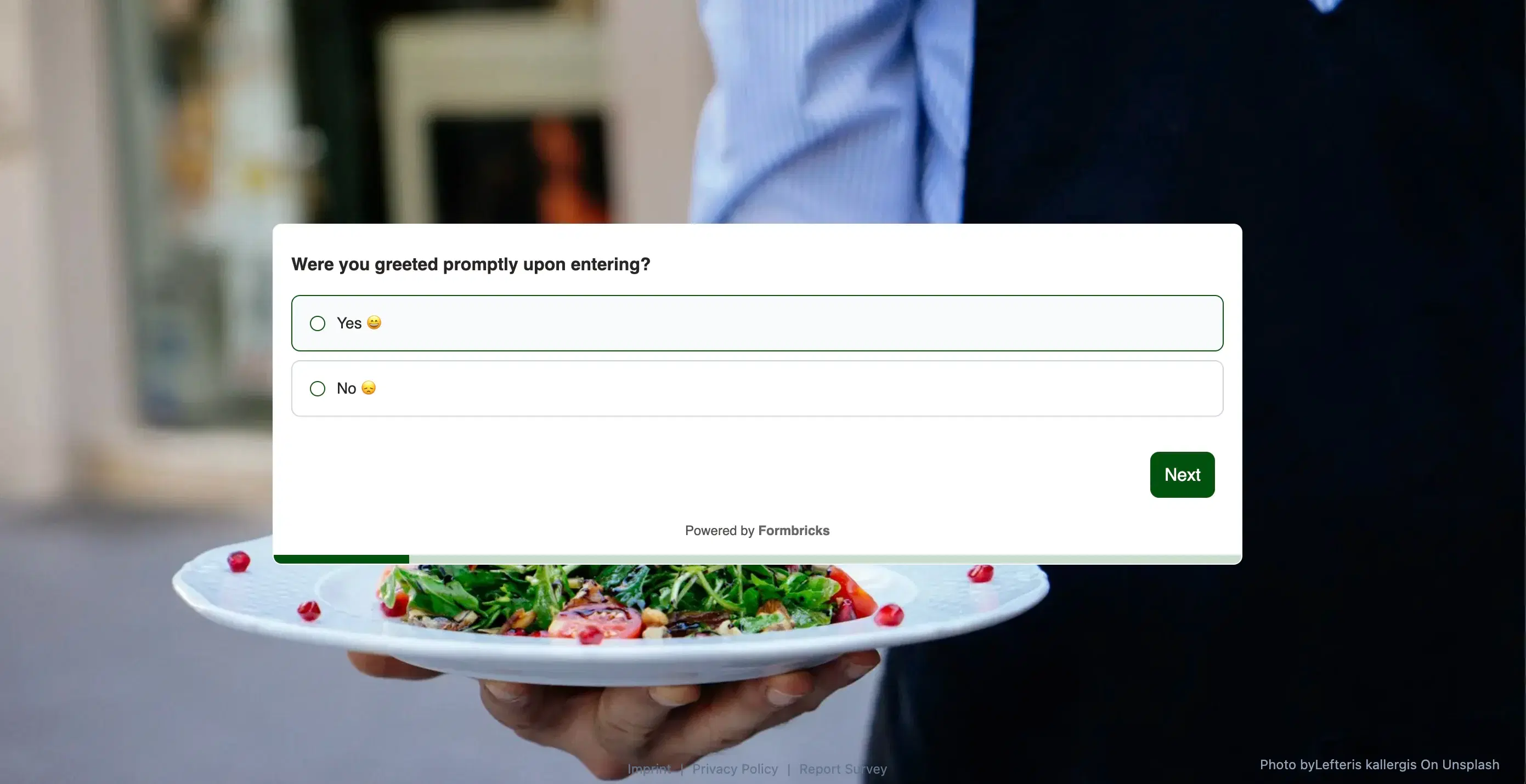 Service survey questions illustration