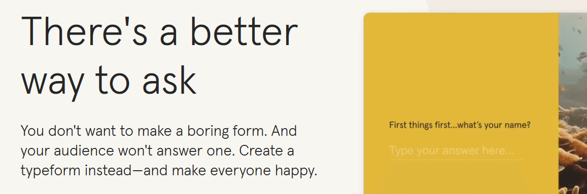 5 Typeform Survey Examples That Don't Use Typeform!