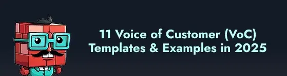 11 VoC templates and examples
