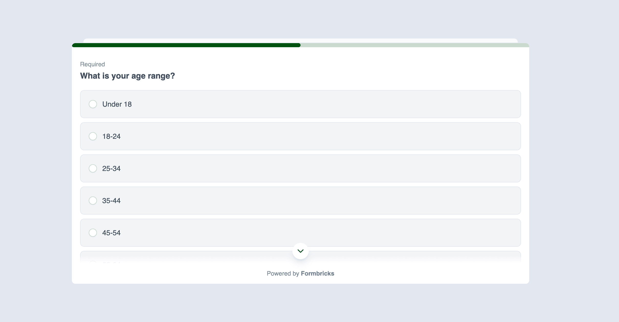 Age and generation demographic survey questions