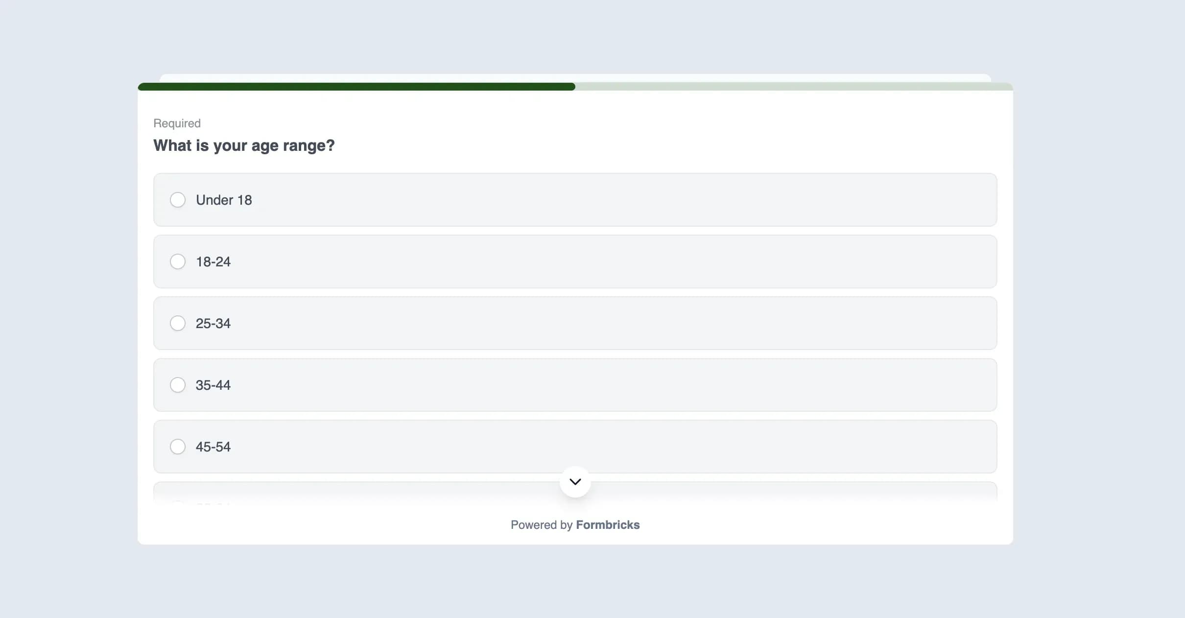 Age and generation demographic survey questions
