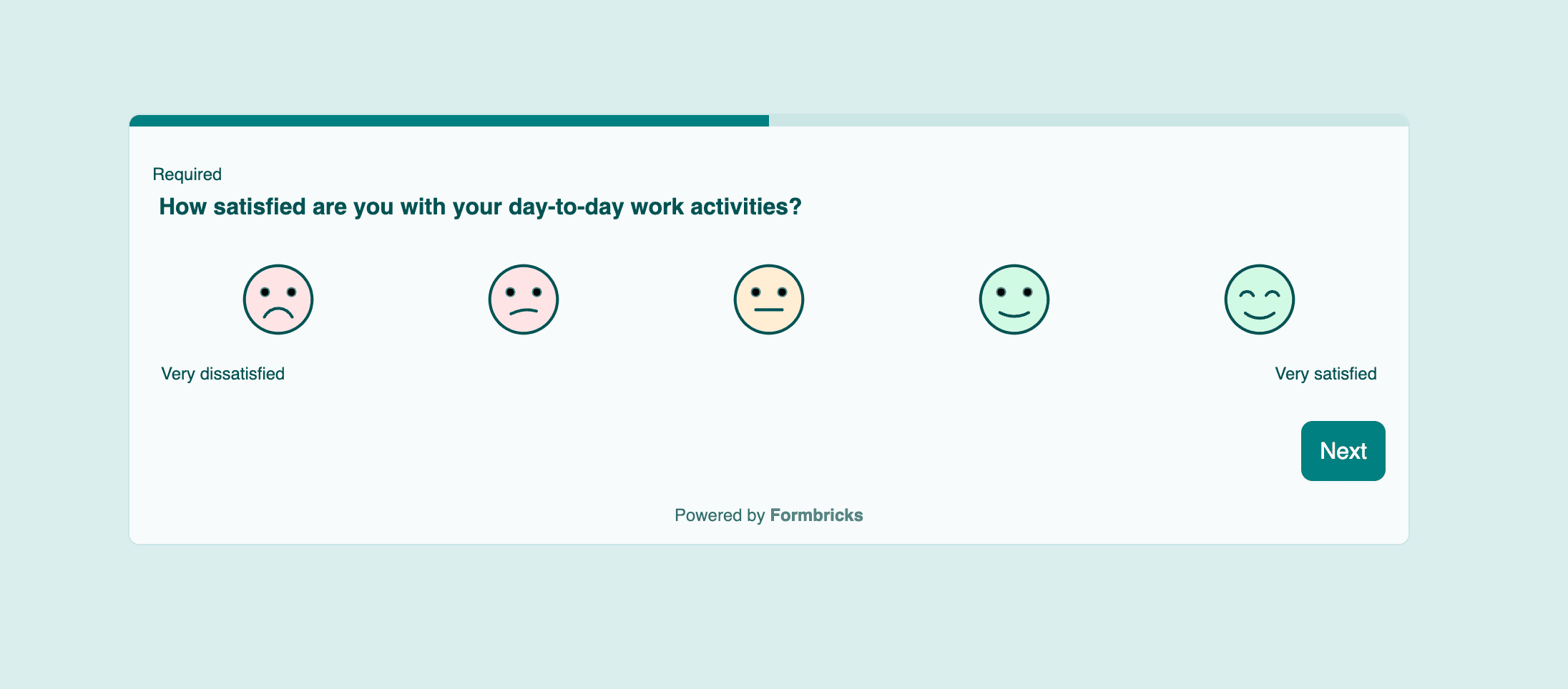 Employee satisfaction survey question example