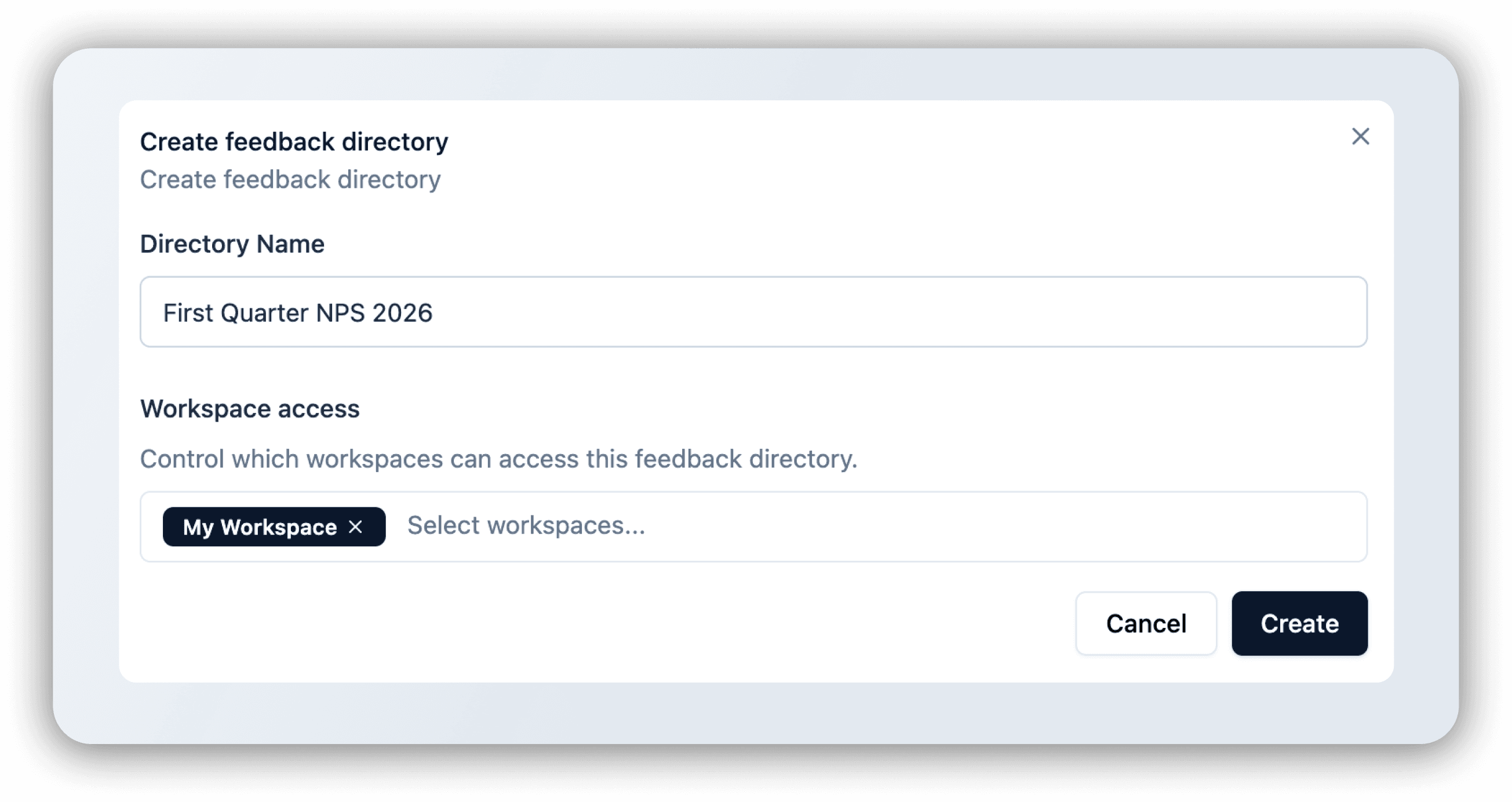 A Feedback Directory and its sources