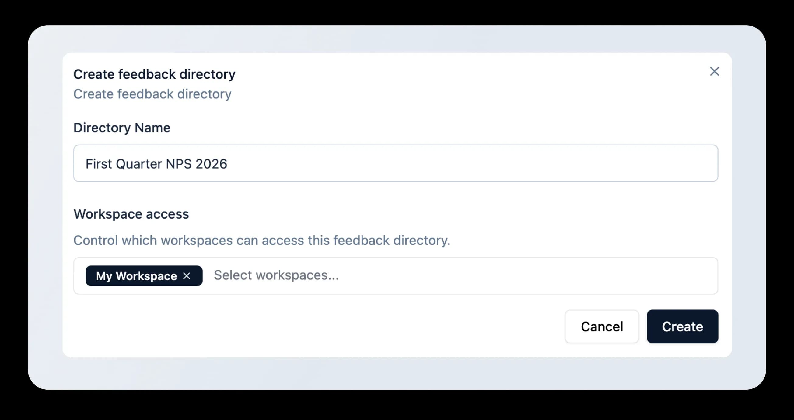 A Feedback Directory and its sources