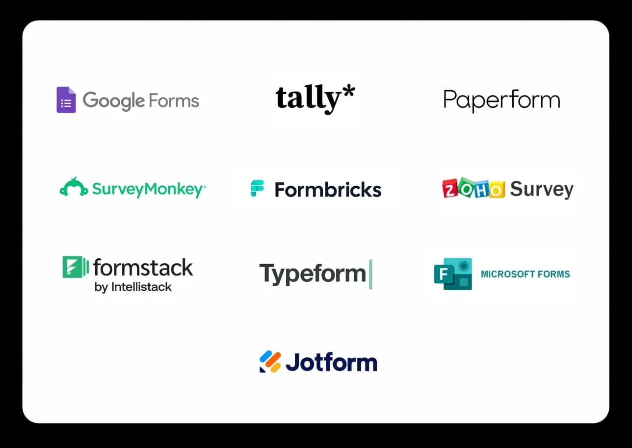 Best Jotform alternatives in 2026