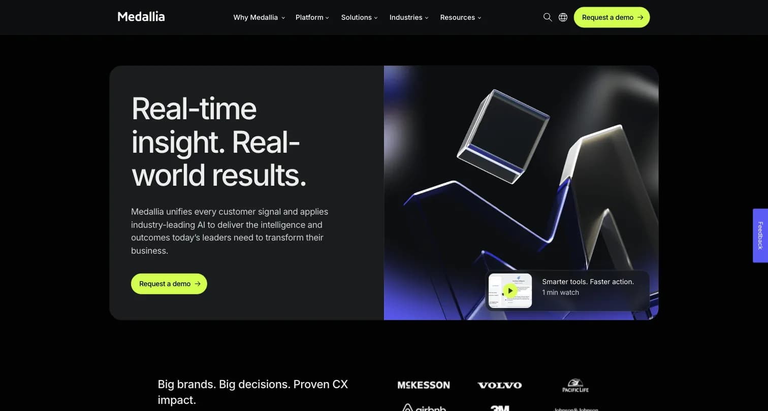 Medallia customer experience management platform