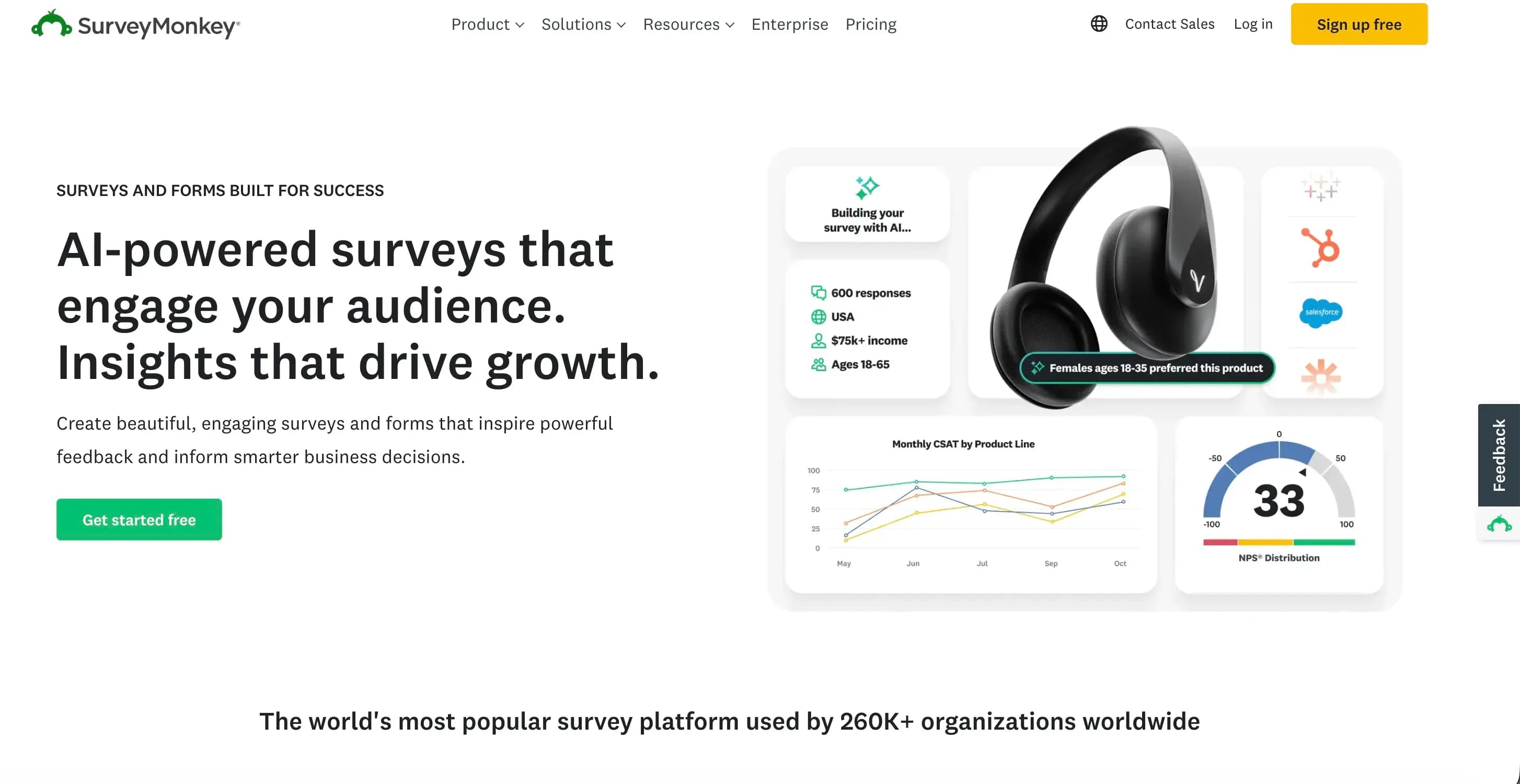 SurveyMonkey survey platform
