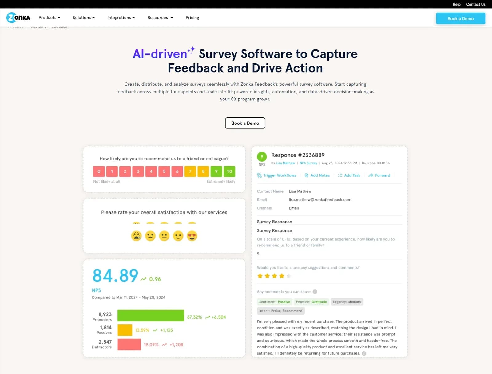 Zonka Feedback survey platform