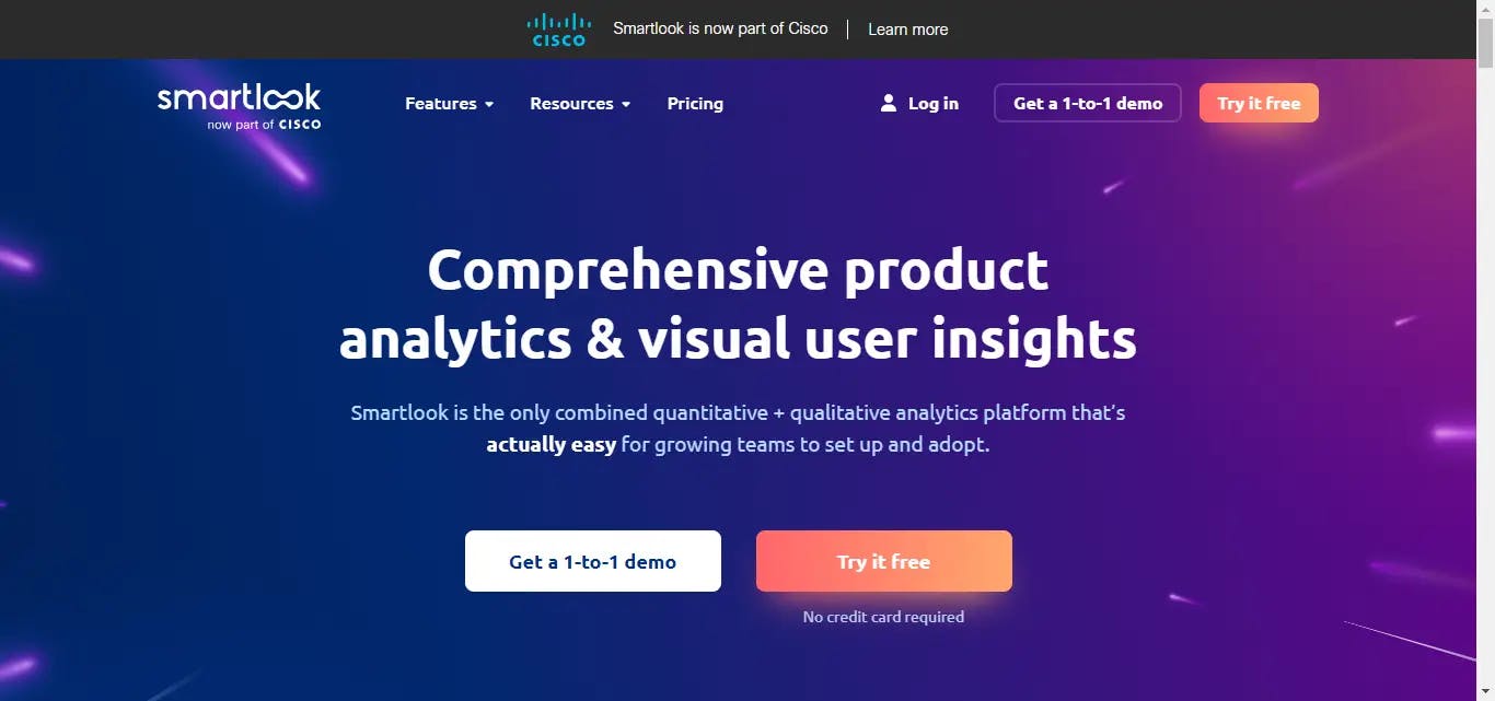 Smartlook is a comprehensive product analytics and visual user insights tool designed to help businesses gain deep insights into user behavior on their websites or mobile applications.