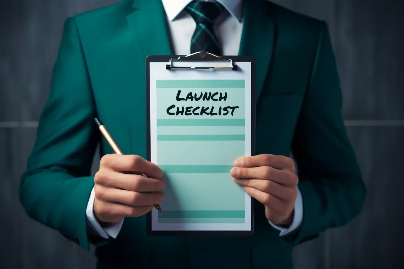 Launch Checklist for product launches