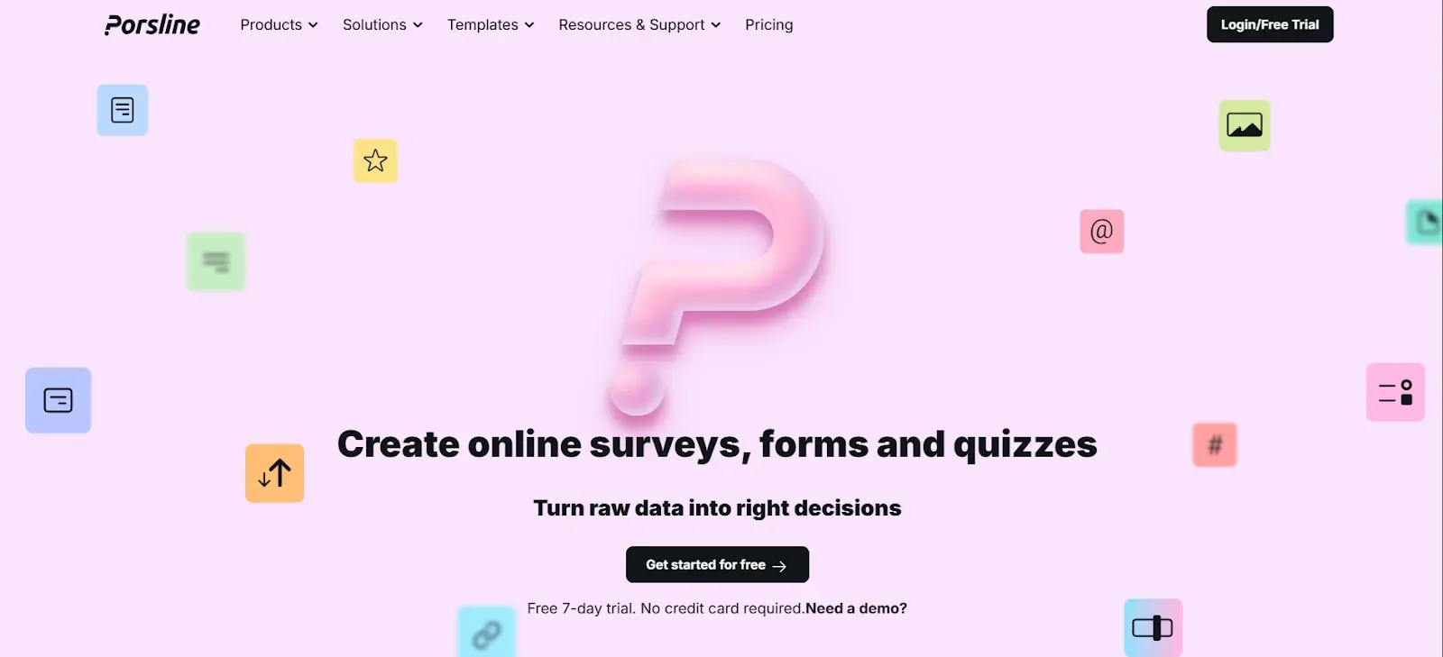Porsline - Advanced Survey Logic and Controlled Data Collection