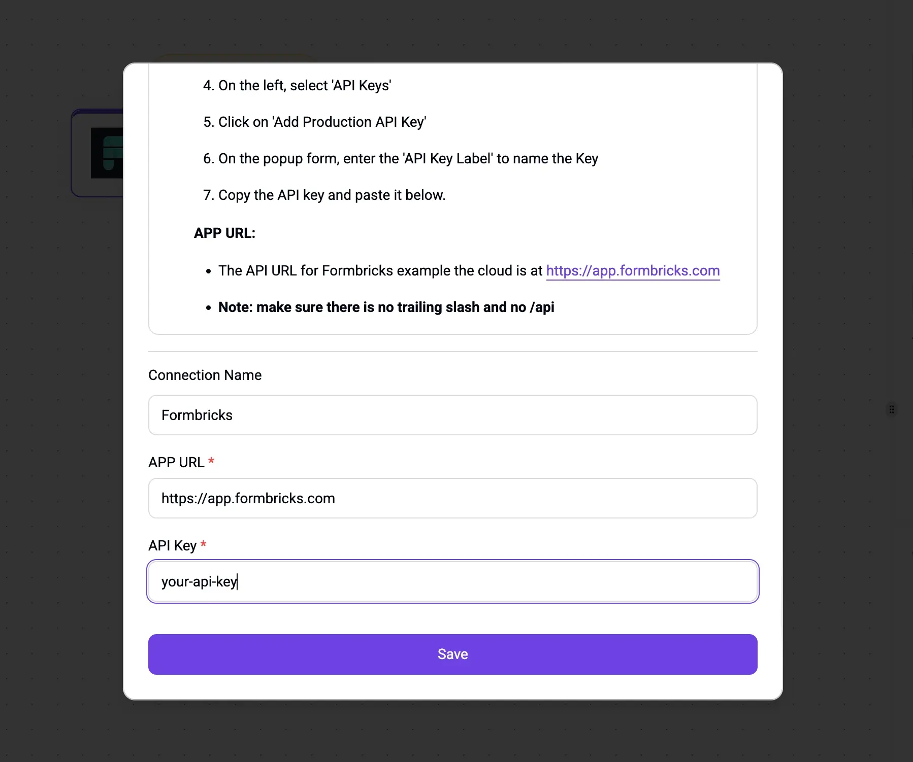 Configure Connection